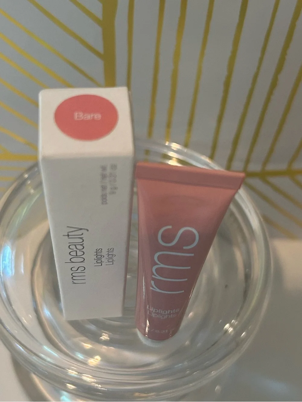✨ RMS Beauty Lip Lights Cream Lip Gloss-Balm | Bare | Full Size | New in Box